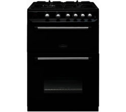 Rangemaster Classic 60 Gas Cooker - Black & Chrome